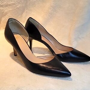 14th & Unión Black Heels 7.5W